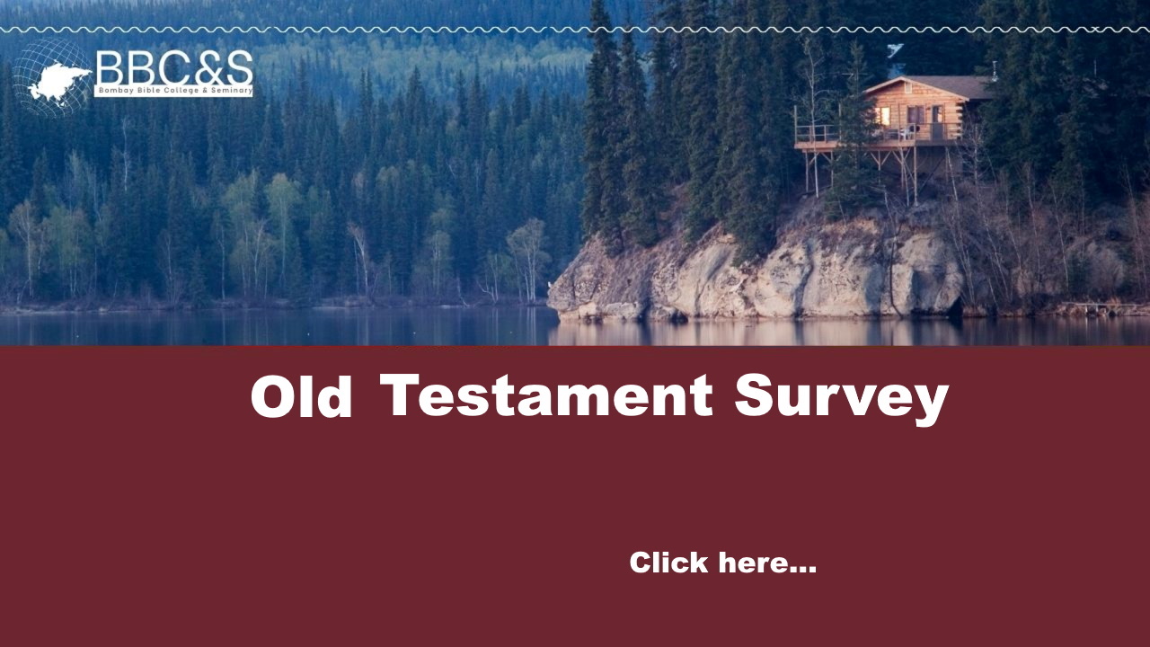 Old Testament Survey
                    